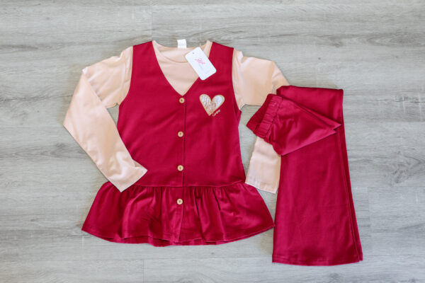 conjunto de calças a boca de sino