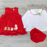 Conjunto de vestido e camisola