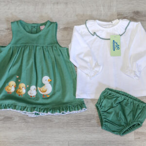 Conjunto de vestido e camisola